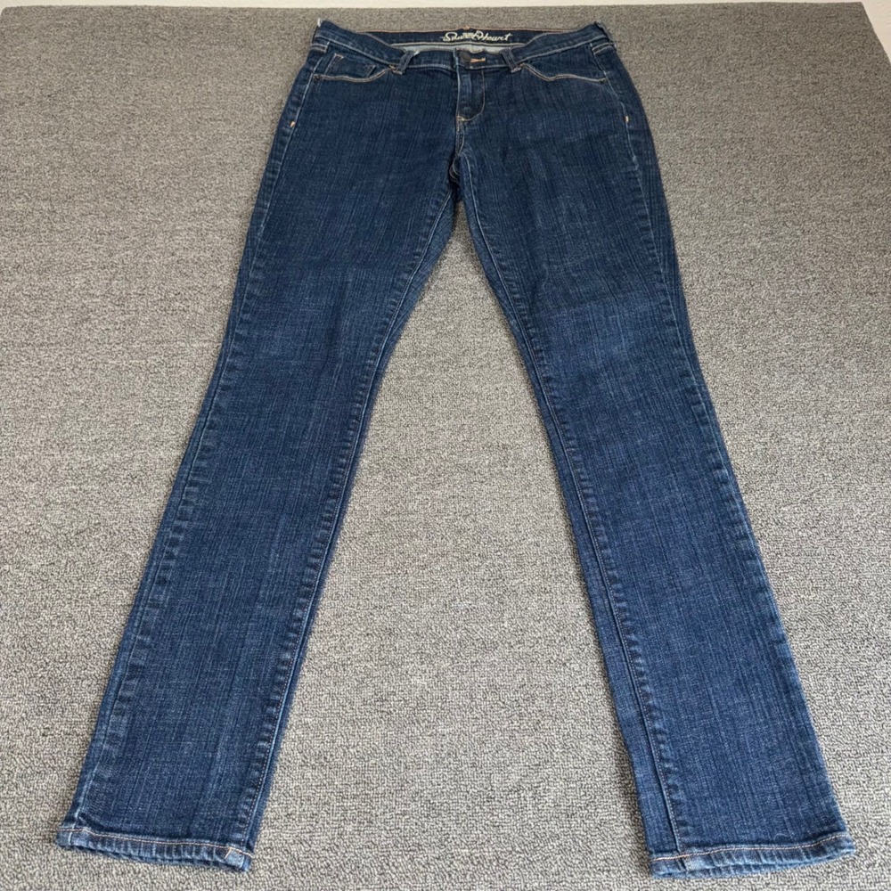 Old Navy Sweetheart Skinny Jeans Women's 6 Long Dark Wash Denim Mid Rise Stretch